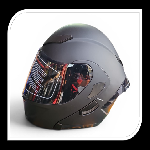 CASCO ABATIBLE XTREME NEGRO MATE ALERON NEGRO