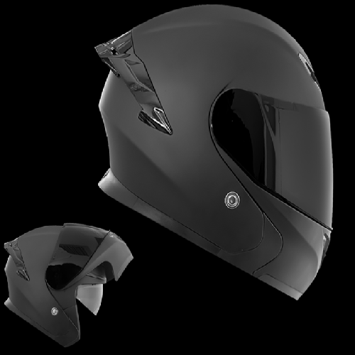 CASCO ABATIBLE XTREME NEGRO MATE XT517
