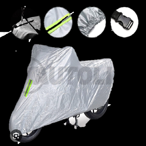 COBERTOR DE MOTO AFELPADO BASICO GRIS