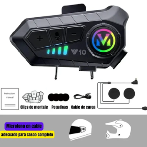 BLUETOOTH PARA CASCO  V10