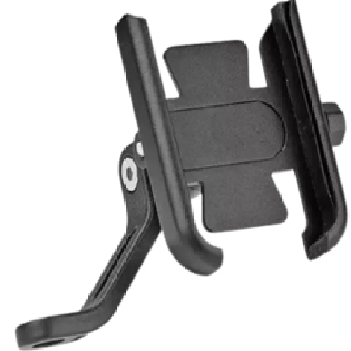 PORTA CELULAR ALUMINIO BASE ESPEJO NEGRO