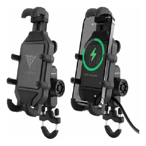 PORTA CELULAR MOTOWOLF CARGA INALAMBRICA
