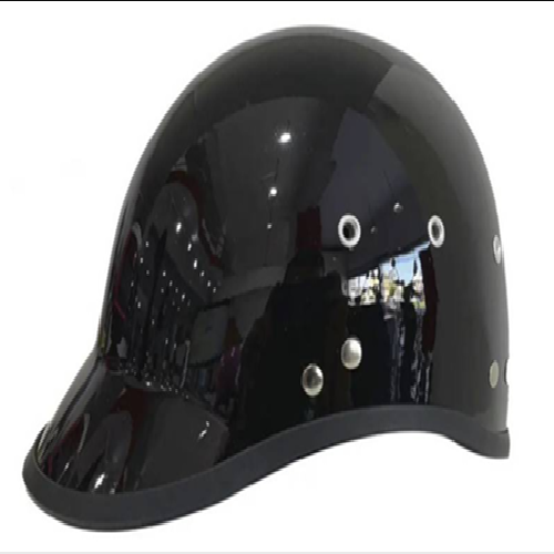 CASCO CHAVITOS NEGRO BRILLANTE