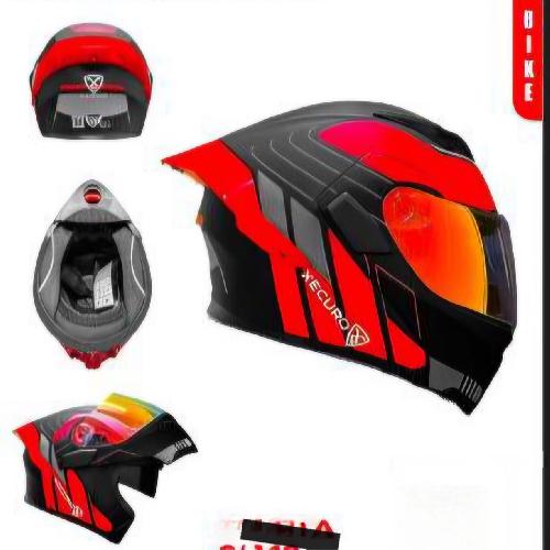 CASCO ABATIBLE XECURE ROJO MATE