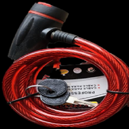 CADENA DE SEGURIDAD 1.20 M X 10 MM ROJO